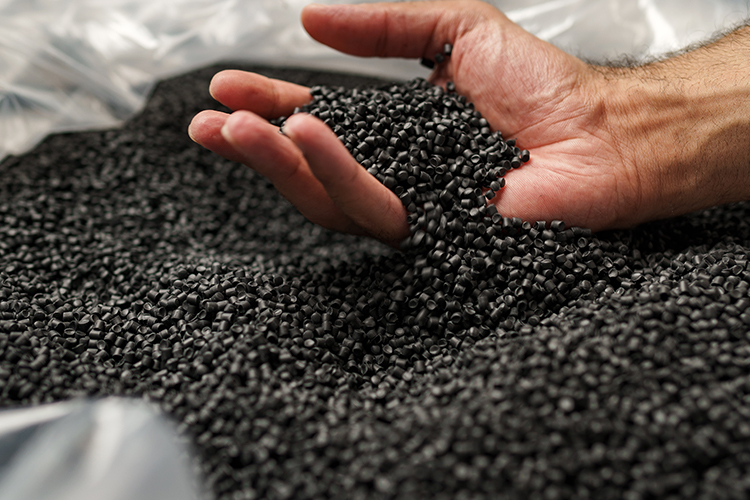 recycled granules 