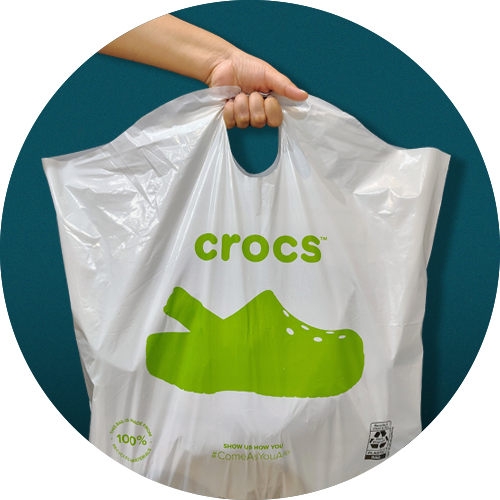 Die cut shopping bags