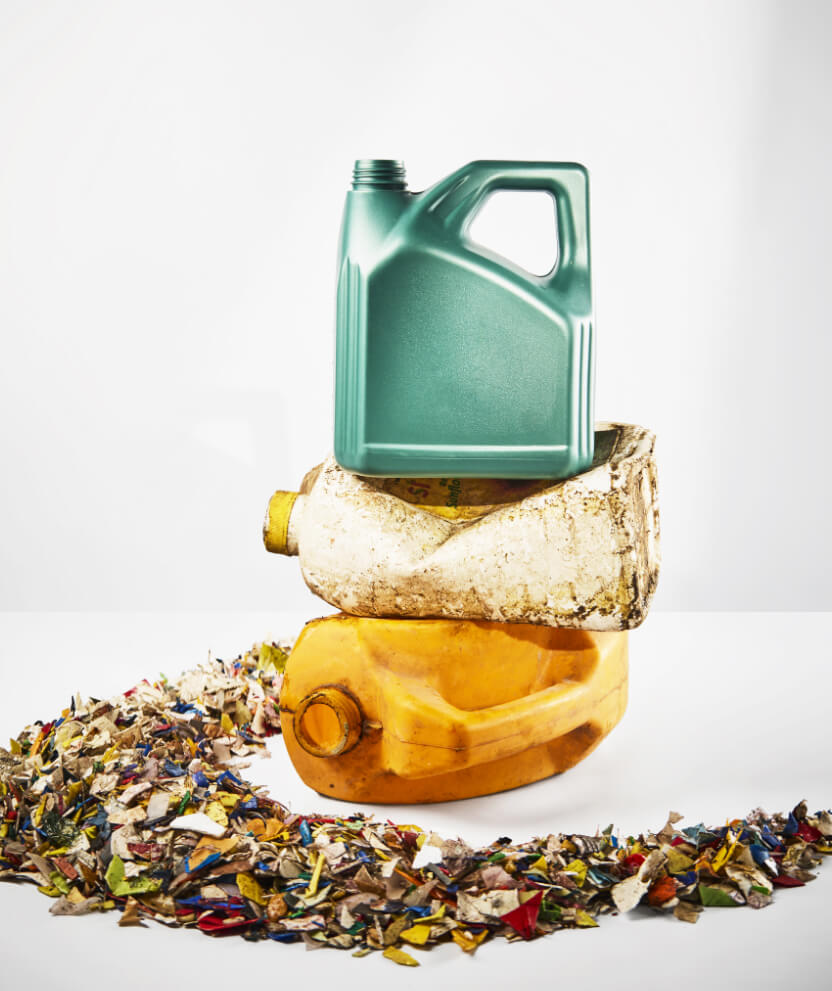 Recycled plastic products